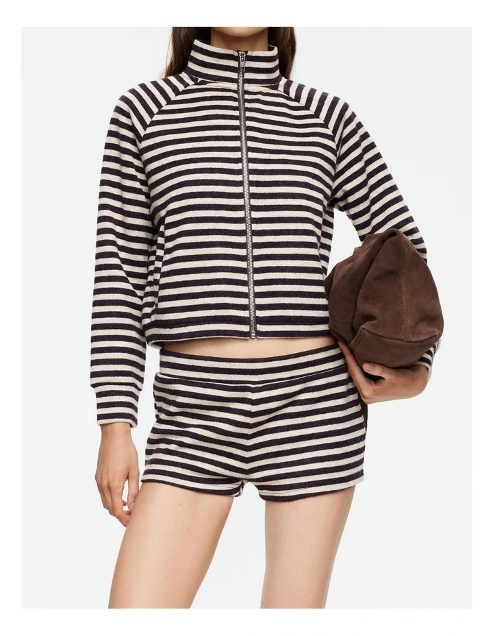 Bloom Knit Jacket in Brown image 5