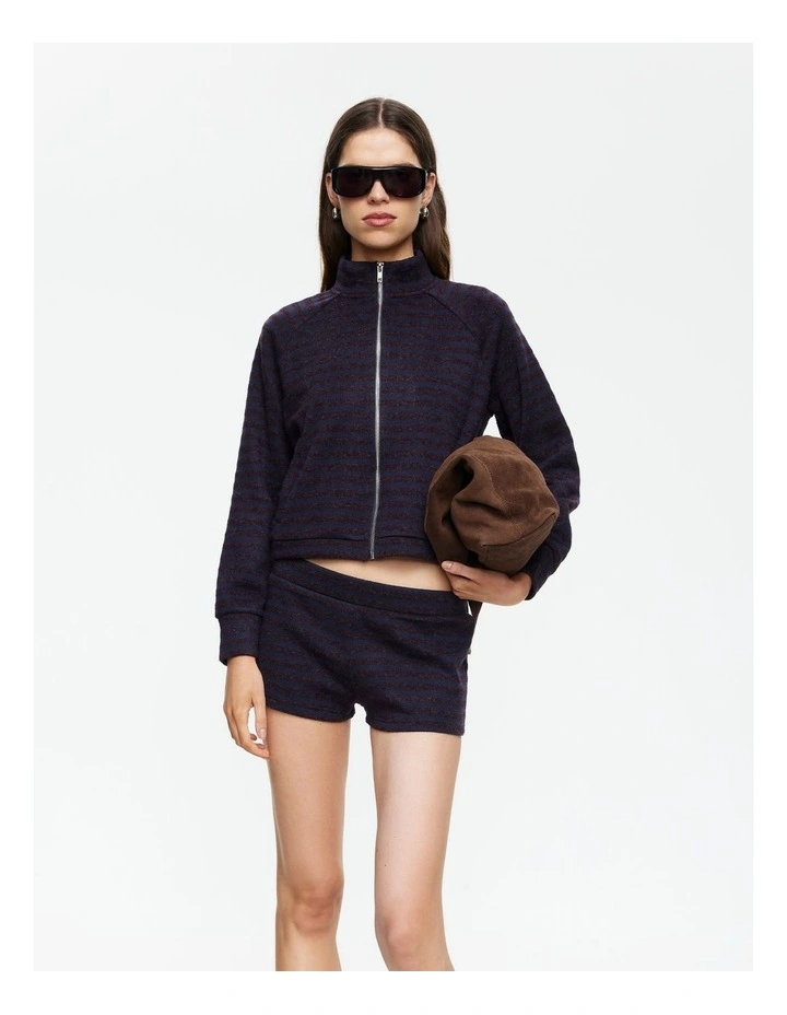 Bloom Knit Jacket in Blue image 1