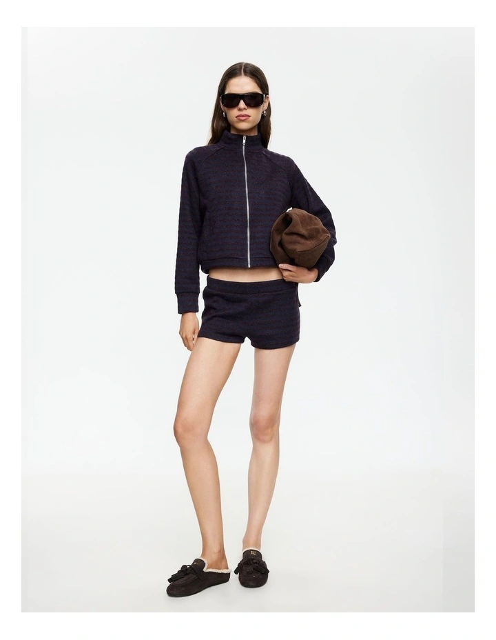 Bloom Knit Jacket in Blue image 4