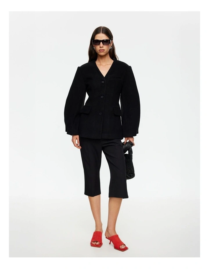 Heart Shaped Coat in Black image 4
