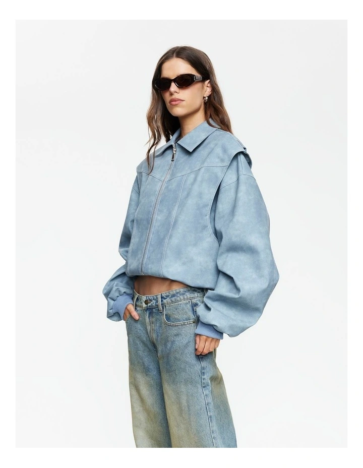 Vista Bomber Jacket in Blue image 3