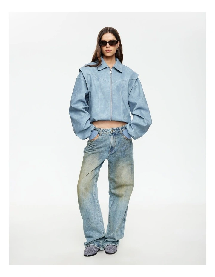 Vista Bomber Jacket in Blue image 4