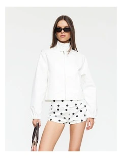 Capri Club Jacket in White