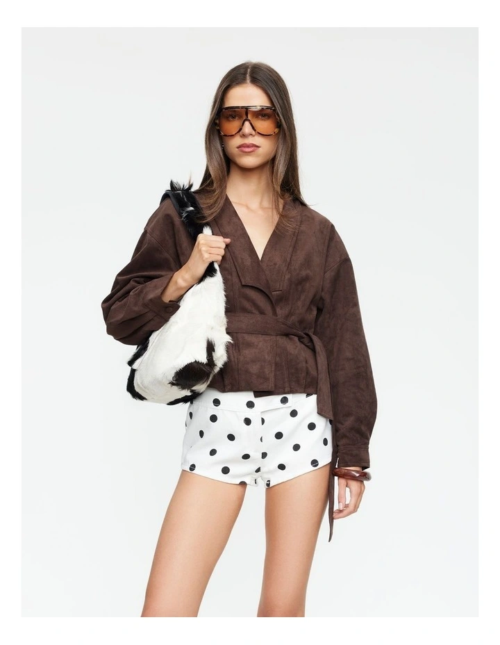 Ritz Jacket in Brown image 1