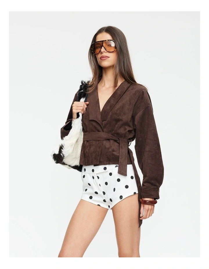 Ritz Jacket in Brown image 3