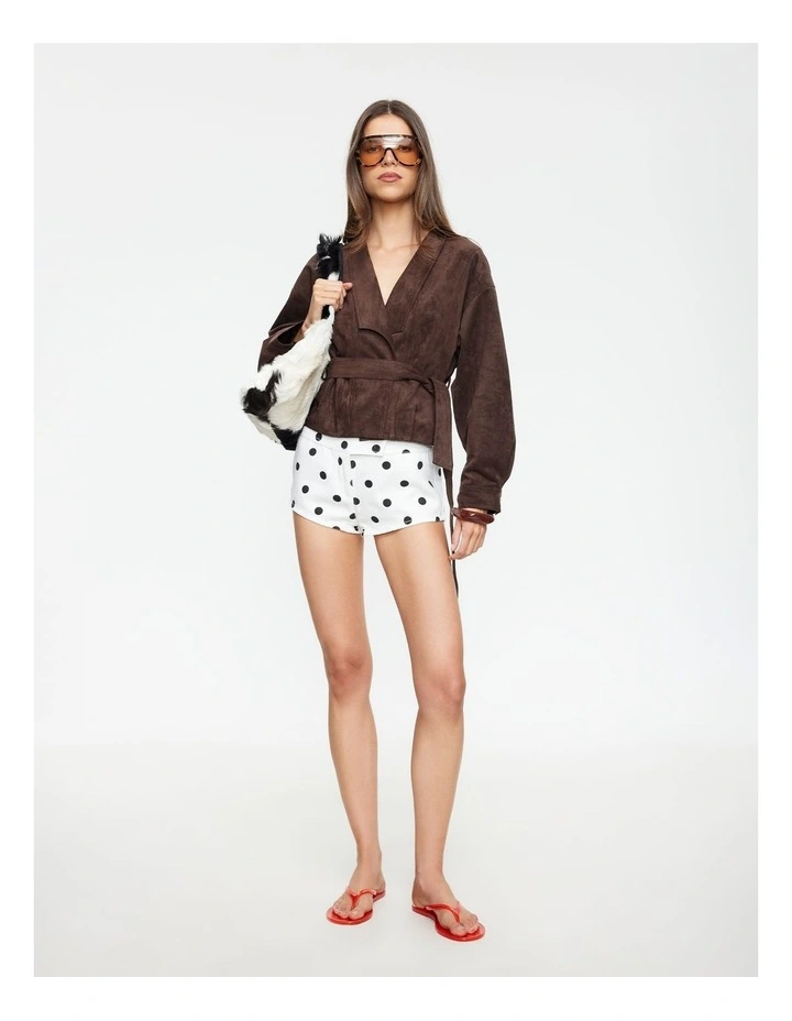 Ritz Jacket in Brown image 4