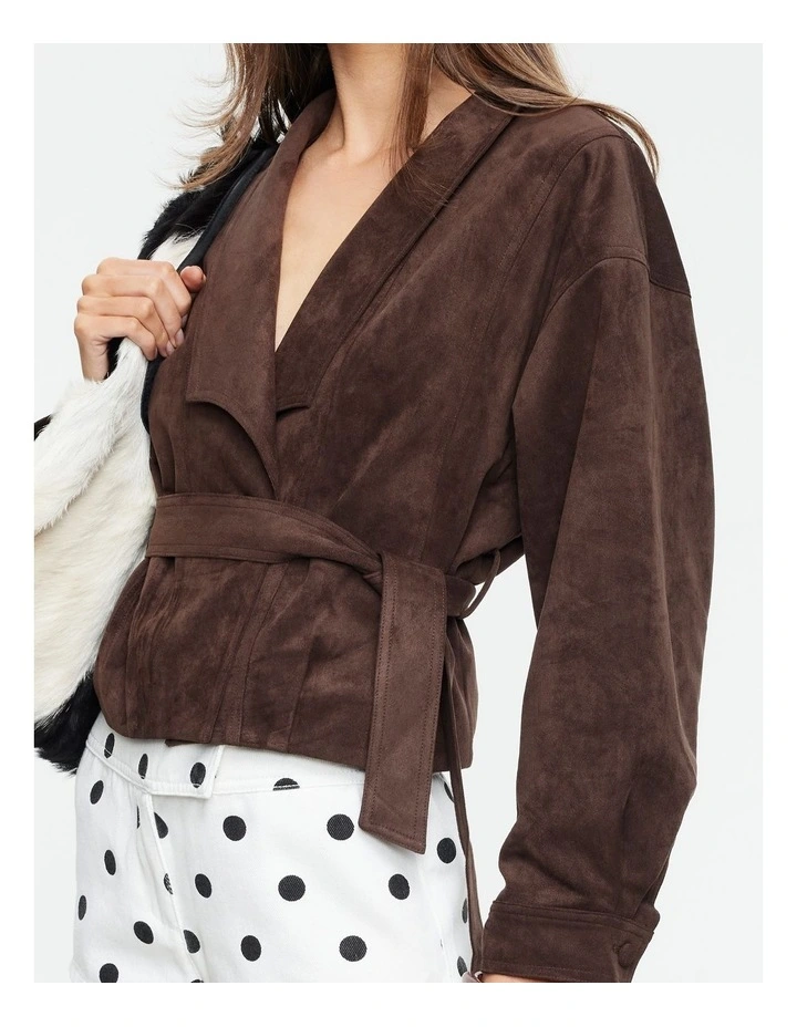 Ritz Jacket in Brown image 5