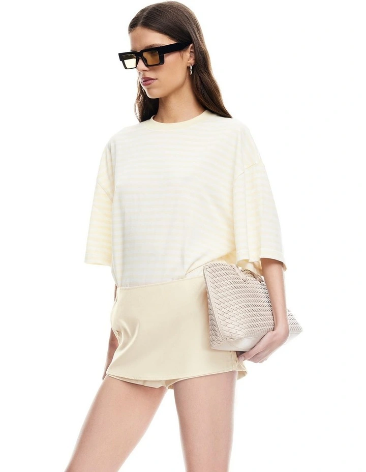 Bloom Short Sleeve Top in Yellow image 3