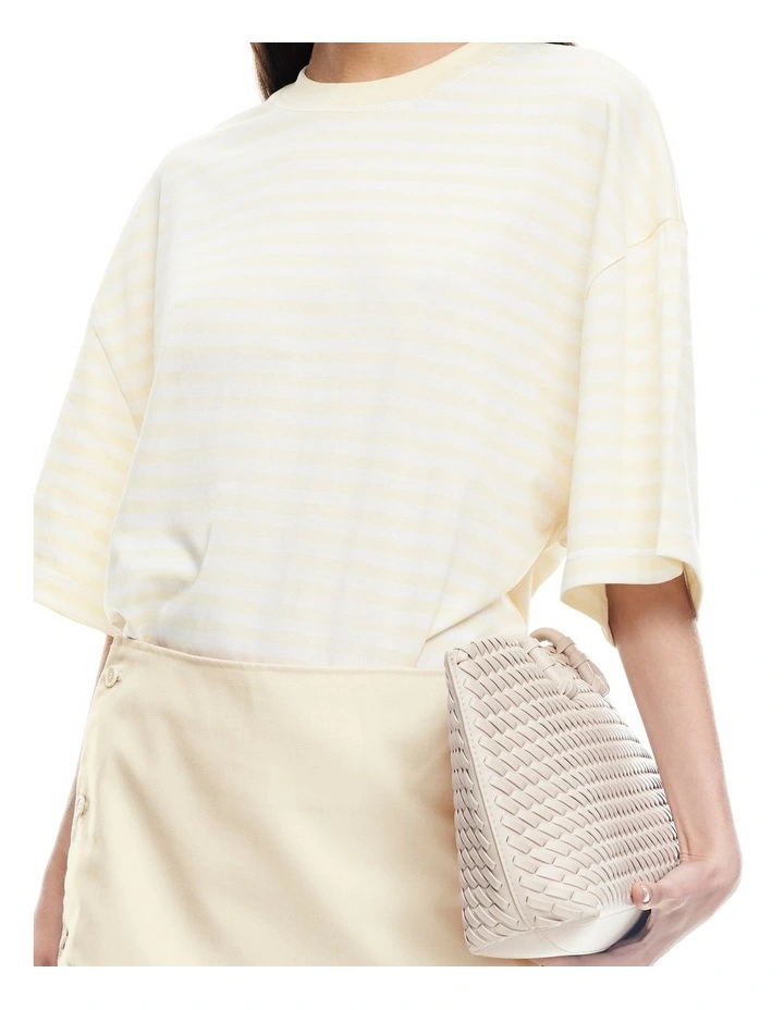 Bloom Short Sleeve Top in Yellow image 5