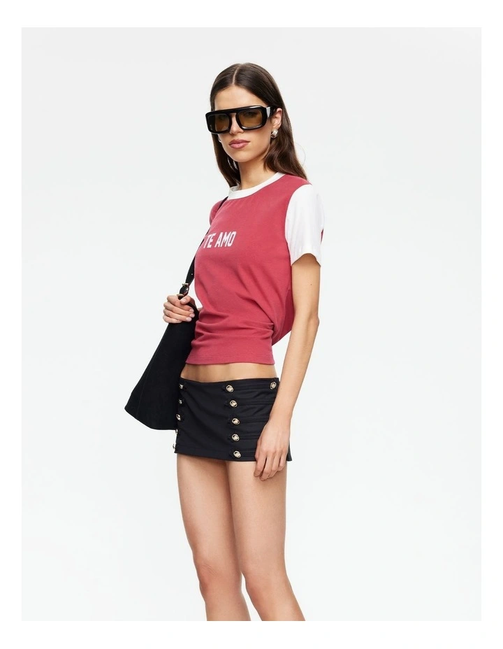 Te Amo Tee in Red image 3