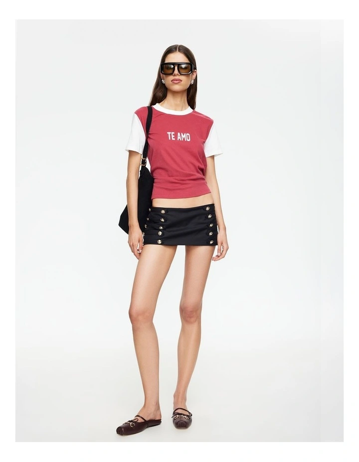 Te Amo Tee in Red image 4