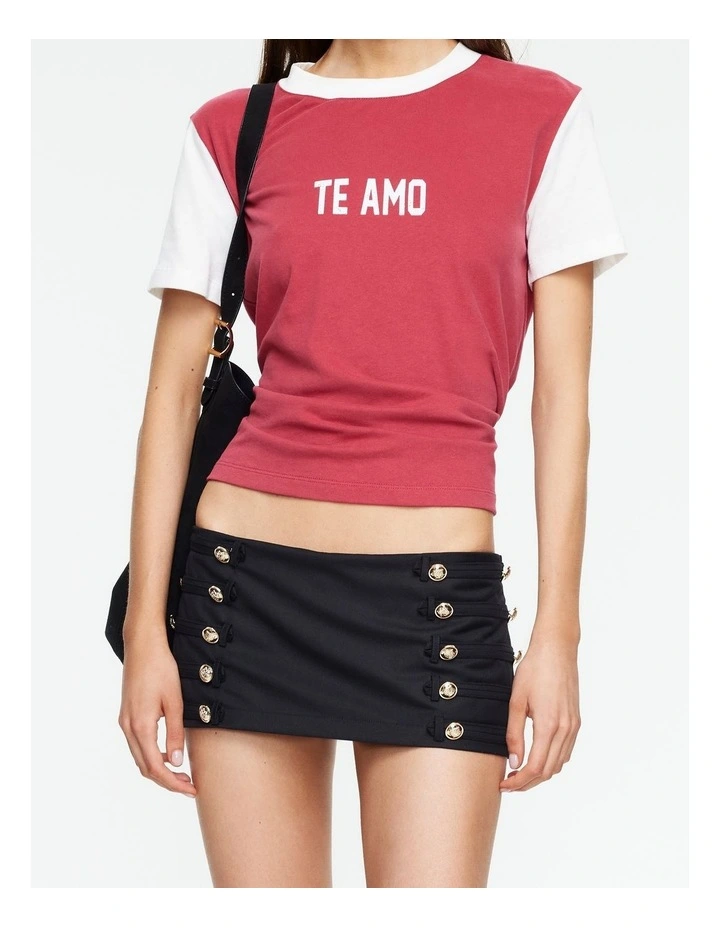 Te Amo Tee in Red image 5