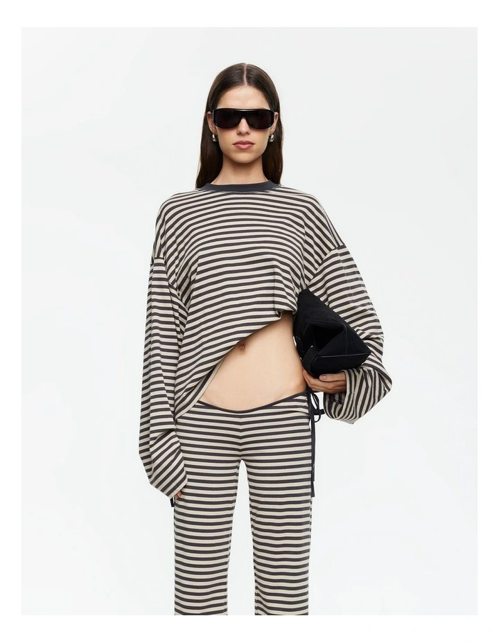 Bloom Long Sleeve Top in Blue image 1