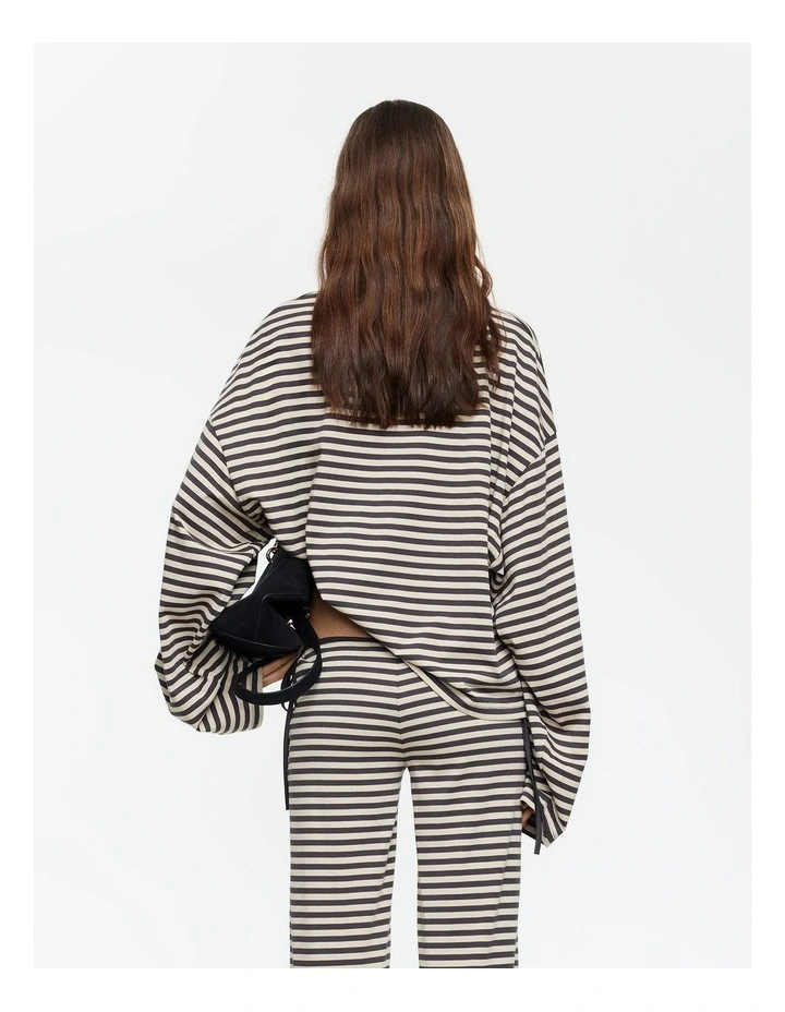 Bloom Long Sleeve Top in Blue image 2