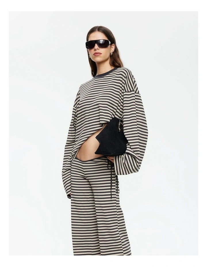 Bloom Long Sleeve Top in Blue image 3