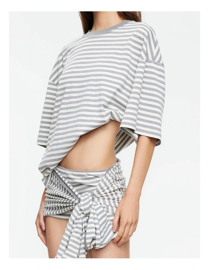 Bloom Short Sleeve T-shirt in Grey image 5