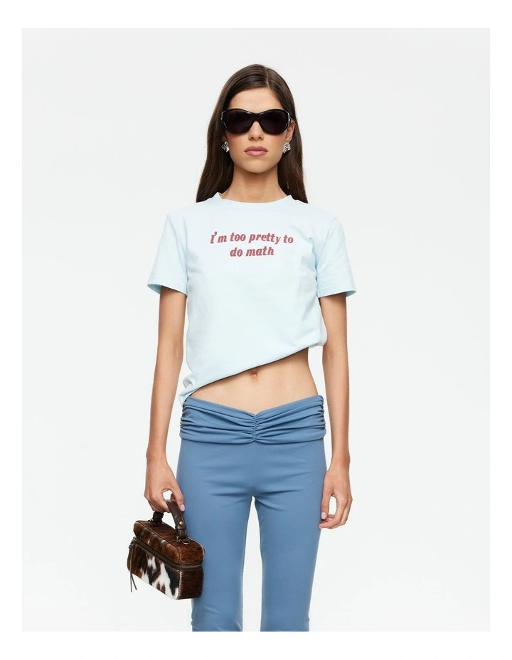 Too Pretty Tee in Blue image 1