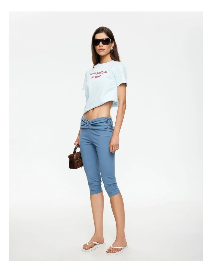 Too Pretty Tee in Blue image 4