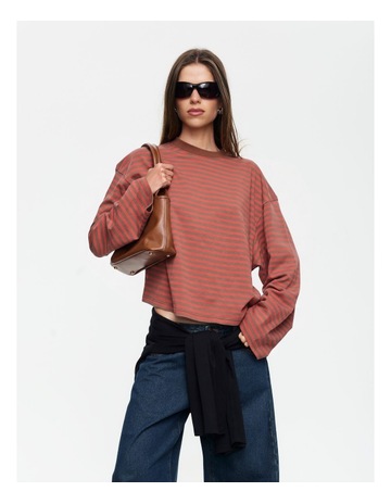 LAVA COCOA STRIPE colour