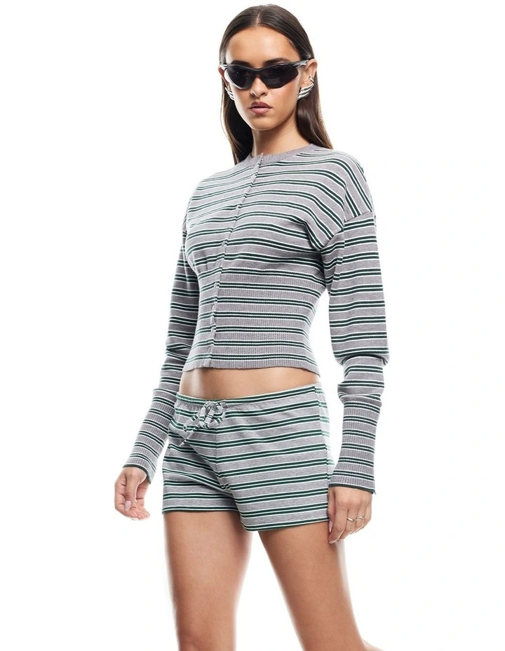 Head in The Clouds Cardigan in Grey image 3