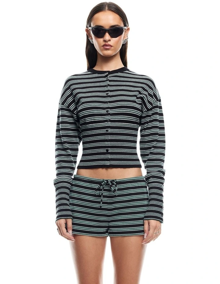 Head in The Clouds Cardigan in Green image 1