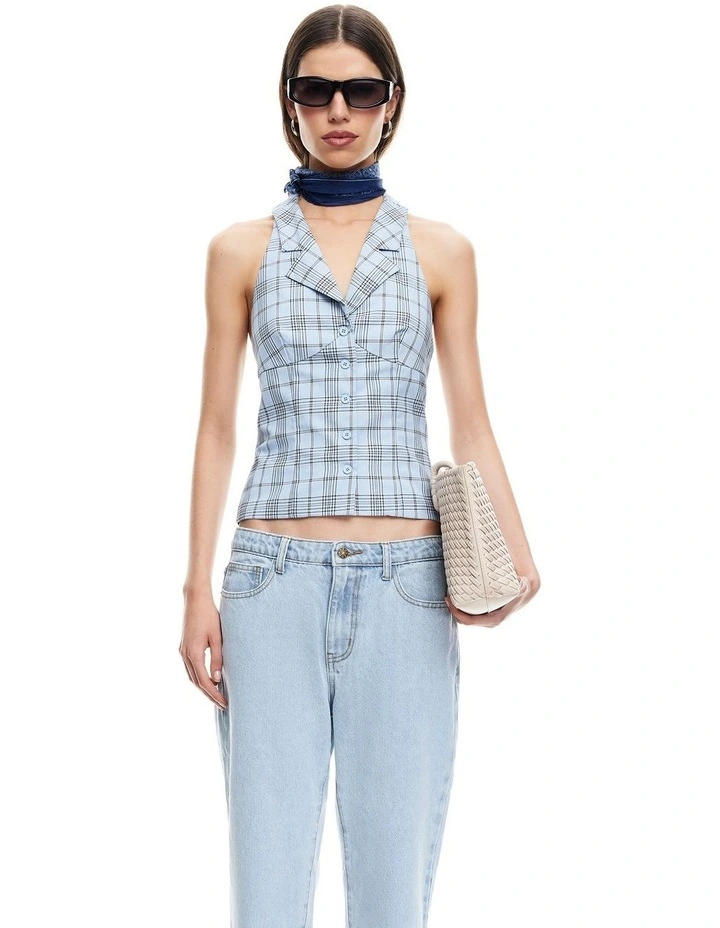 Lure Top in Blue image 1