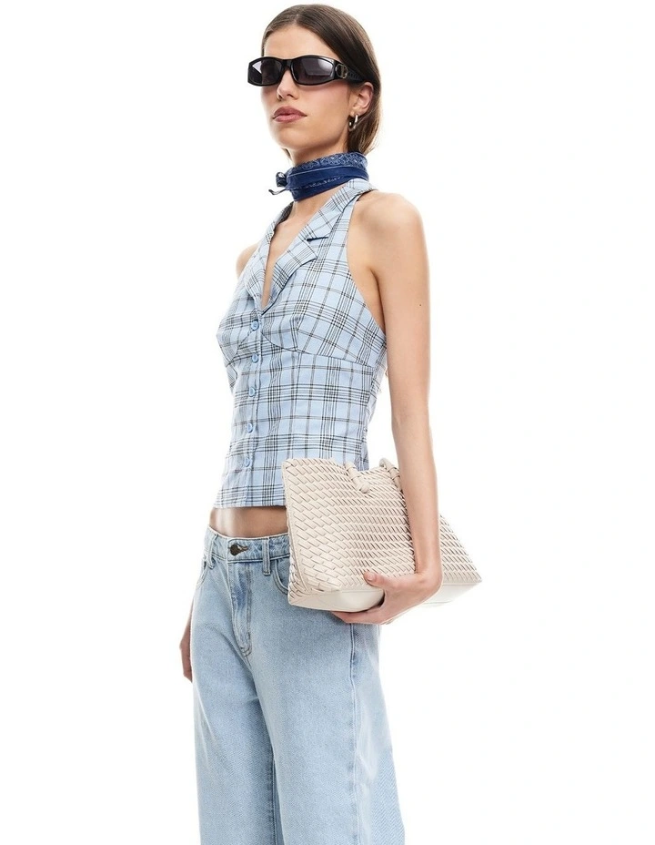 Lure Top in Blue image 3