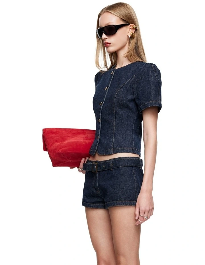 Femme Blouse in Blue image 3