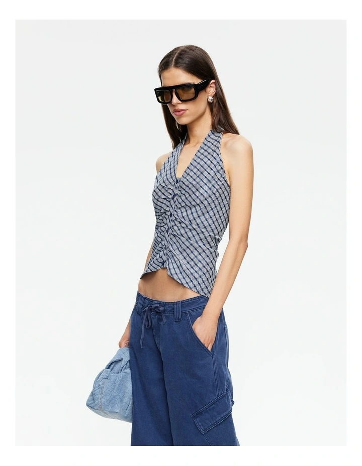 Power Hour Halter in Navy image 3