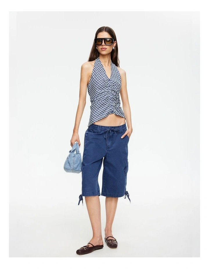 Power Hour Halter in Navy image 4