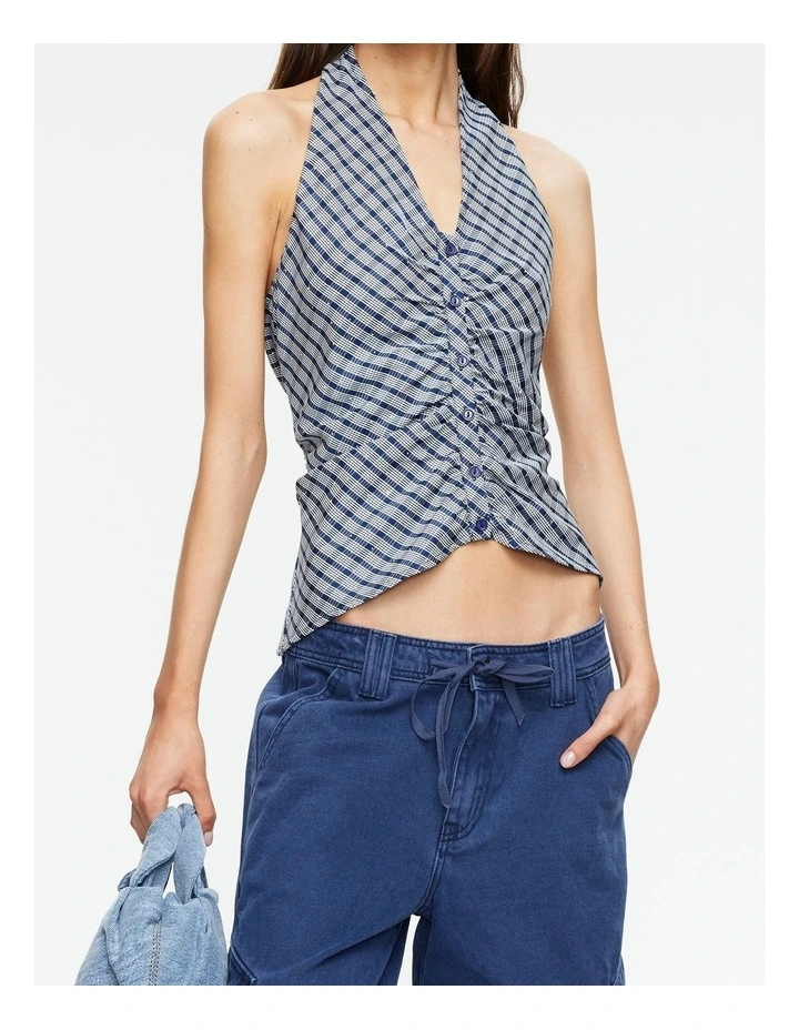 Power Hour Halter in Navy image 5