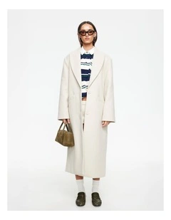 Olsen Coat in White