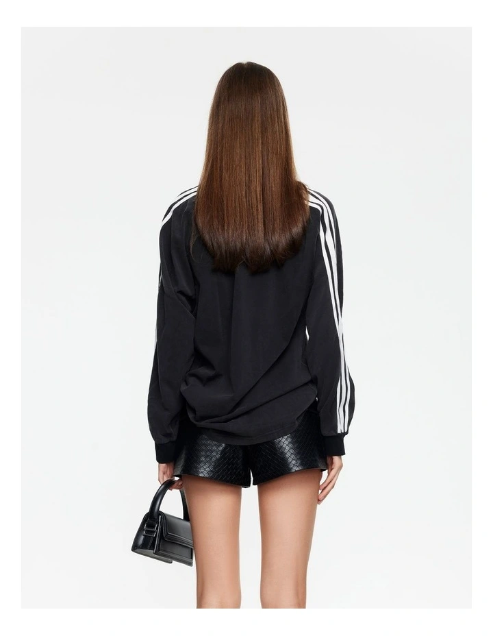 All Stars Long Sleeve Top in Black image 2
