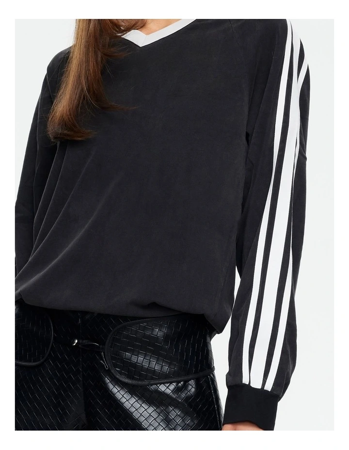 All Stars Long Sleeve Top in Black image 5
