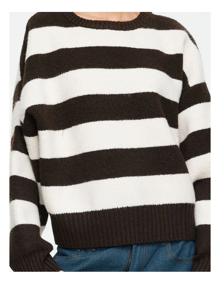 Dolce Knit Top in Brown image 5