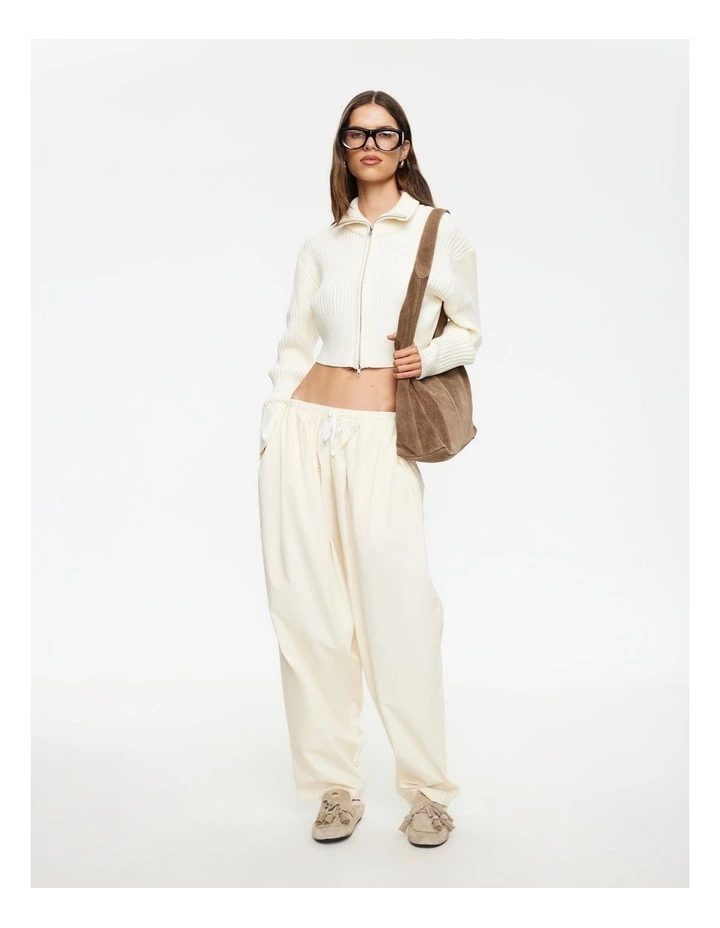 Priority Knit Cardigan in Cream image 4