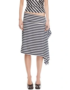 Allure Midi Skirt in Black