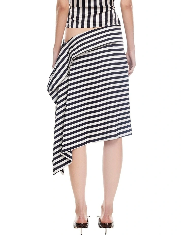 Allure Midi Skirt in Black image 2