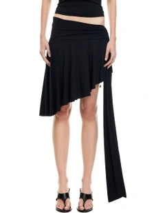 Safari Mini Skirt in Black