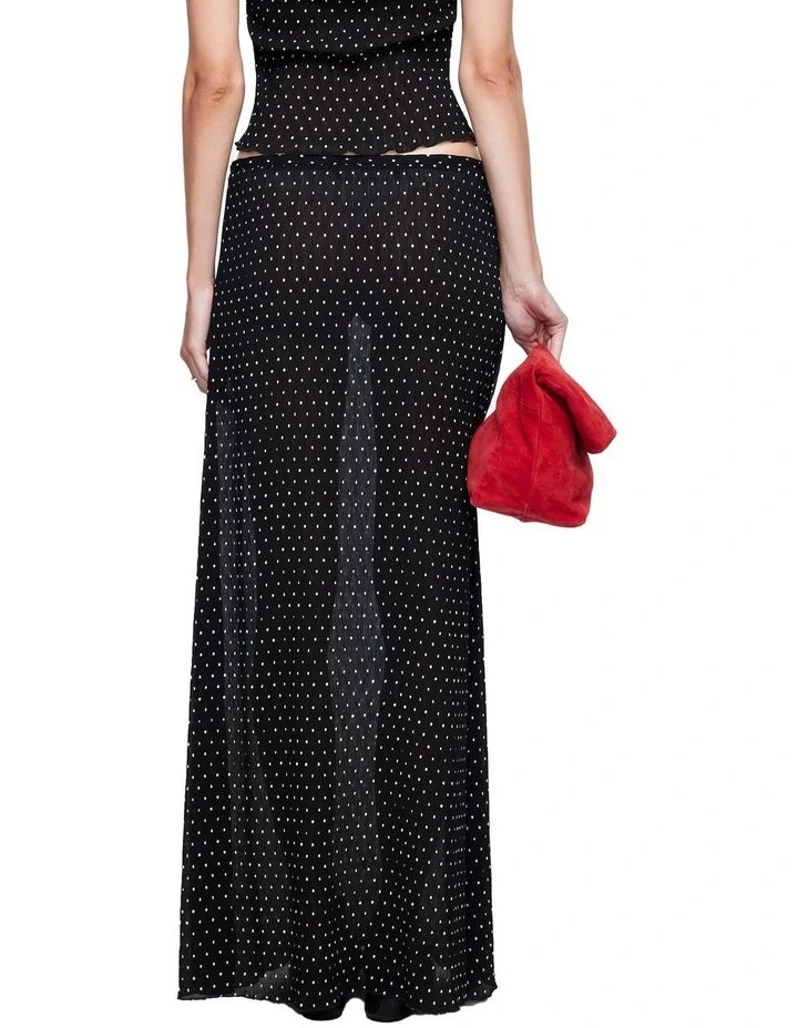 Ford Maxi Skirt in Black image 2