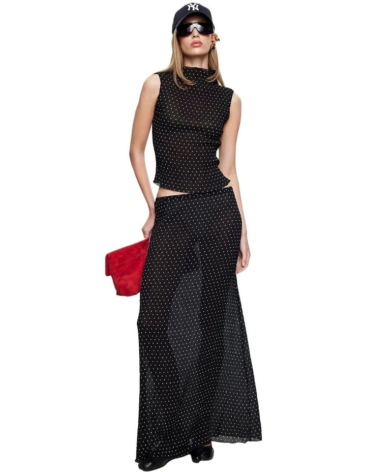 Ford Maxi Skirt in Black image 5