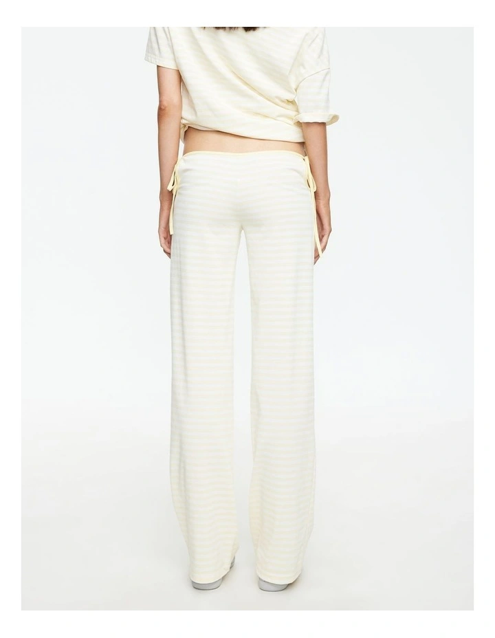 Bloom Tie Pant in Yellow image 2