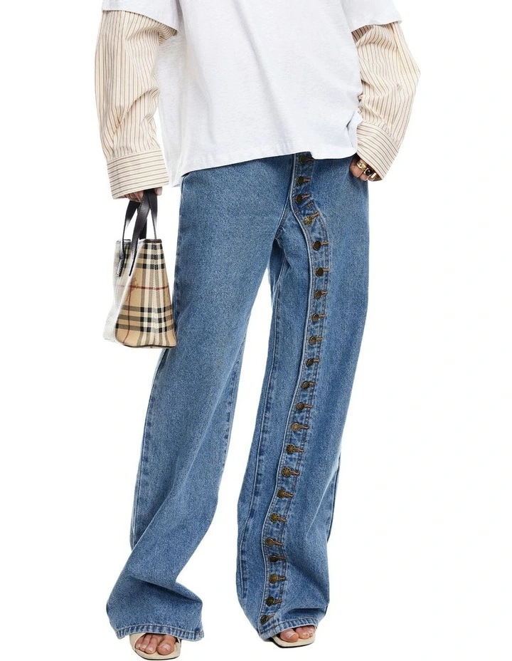 Penny Jeans in Denim Blue image 3