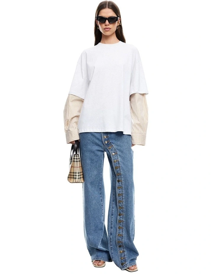 Penny Jeans in Denim Blue image 5