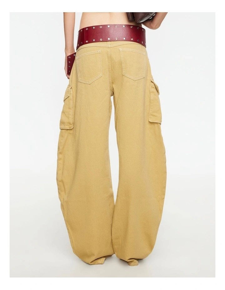 Penthouse Jean in Camel image 2