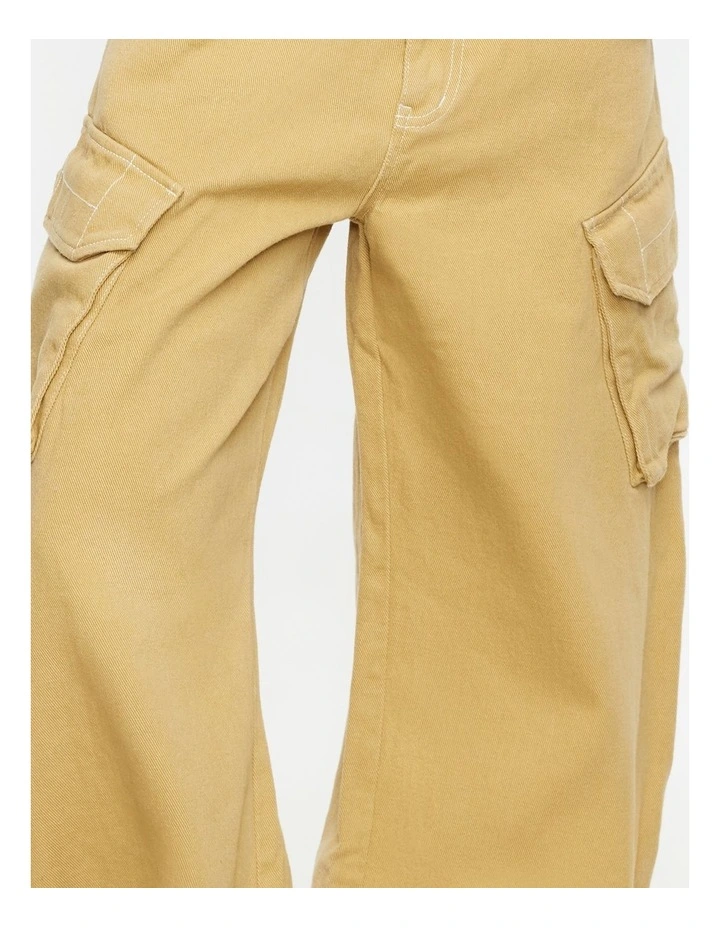 Penthouse Jean in Camel image 5