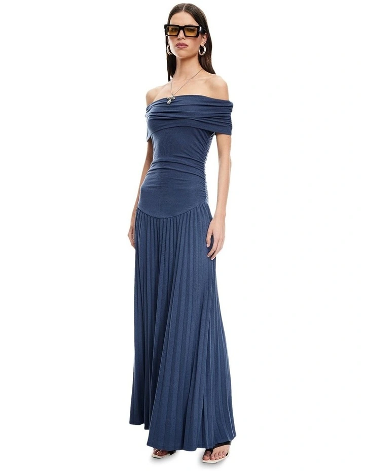 Field Of Dreams Maxi Dress in Blue image 4