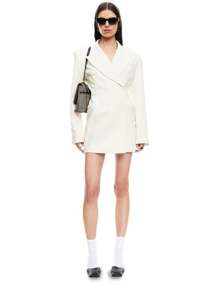 Wimbeldon Mini Dress in Cream image 1