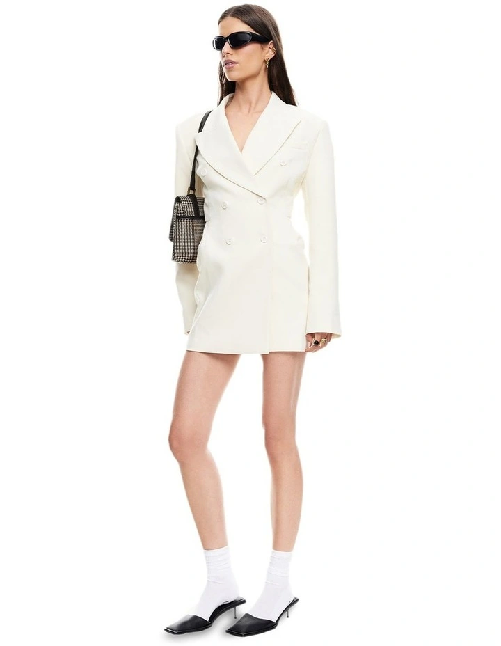 Wimbeldon Mini Dress in Cream image 3