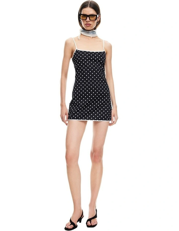 Voyage Mini Dress in Black image 1